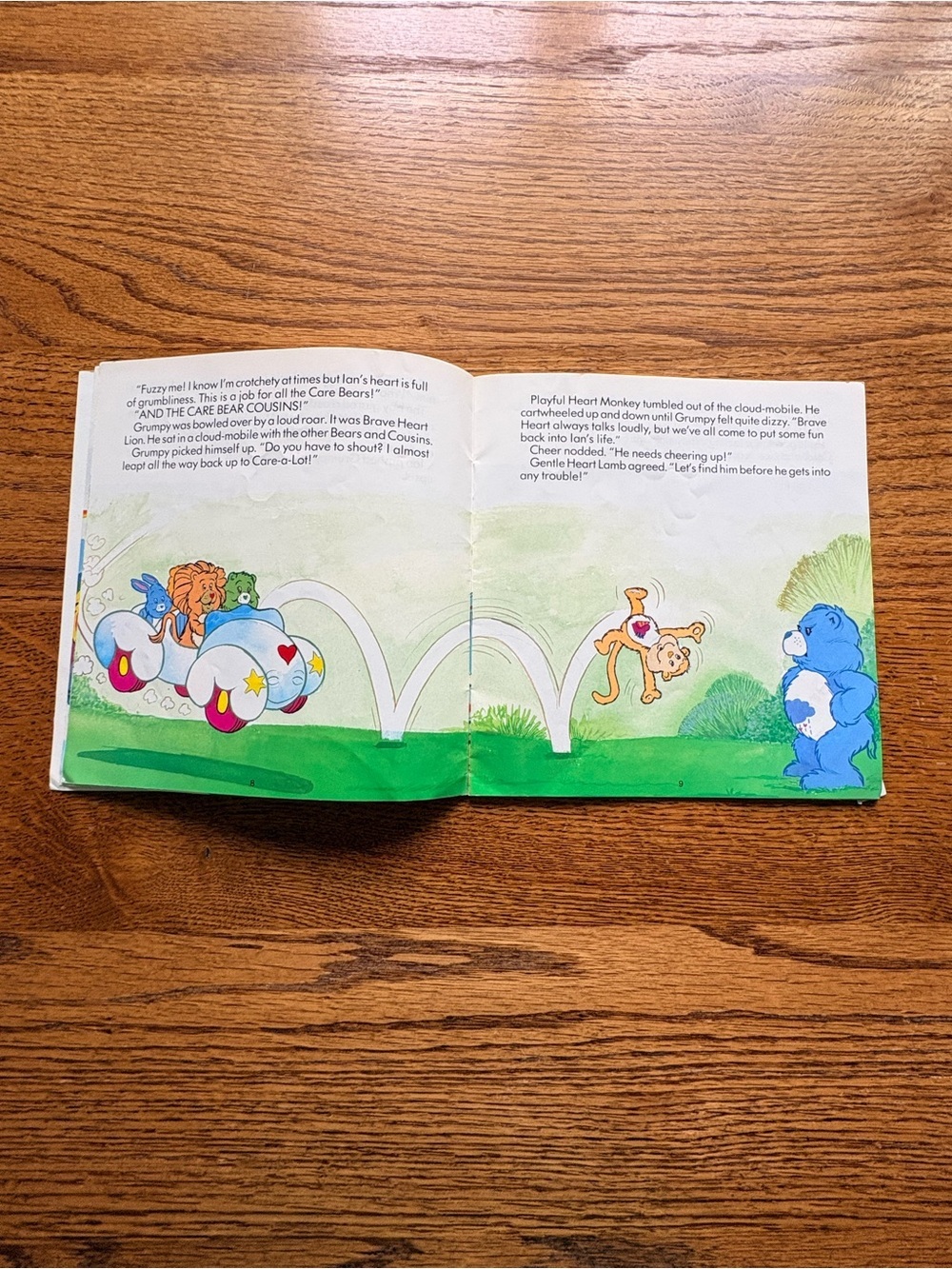 VTG 1986 Care Bears childrens Book "Care Bears and Professor Coldheart" - Picture 5 of 9